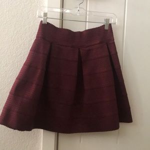 Maroon cupcake skirt